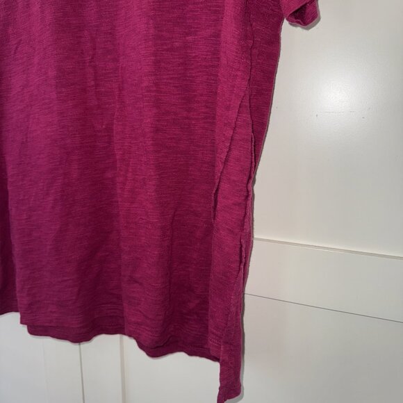 Chico's Women's Ultimate Tee Short Sleeve Coral Size: 2 US: Large fuchsia - Picture 6 of 13